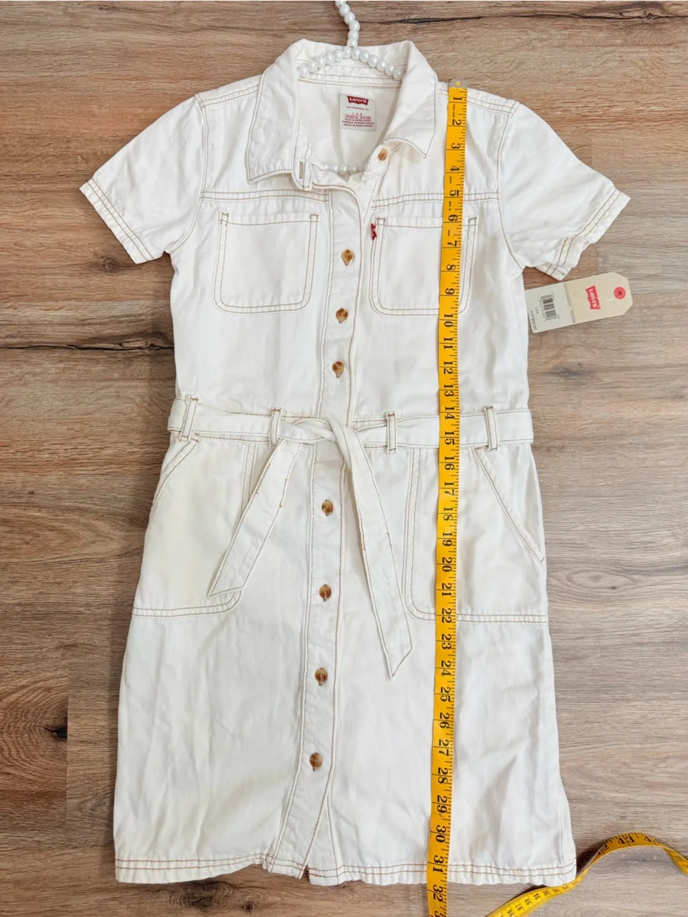 Levi’s UTILITY DRESS W/ BELT BIG GIRLS NWT